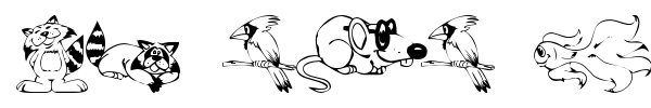 KR Lil Buddies font preview